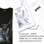 FRANELAS RAC ZAPATA blancas y negras Tu Donativo SalvaVidas!