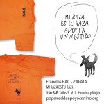 FRANELAS RAC ZAPATA naranja Mi RAZA es tu RAZA.
